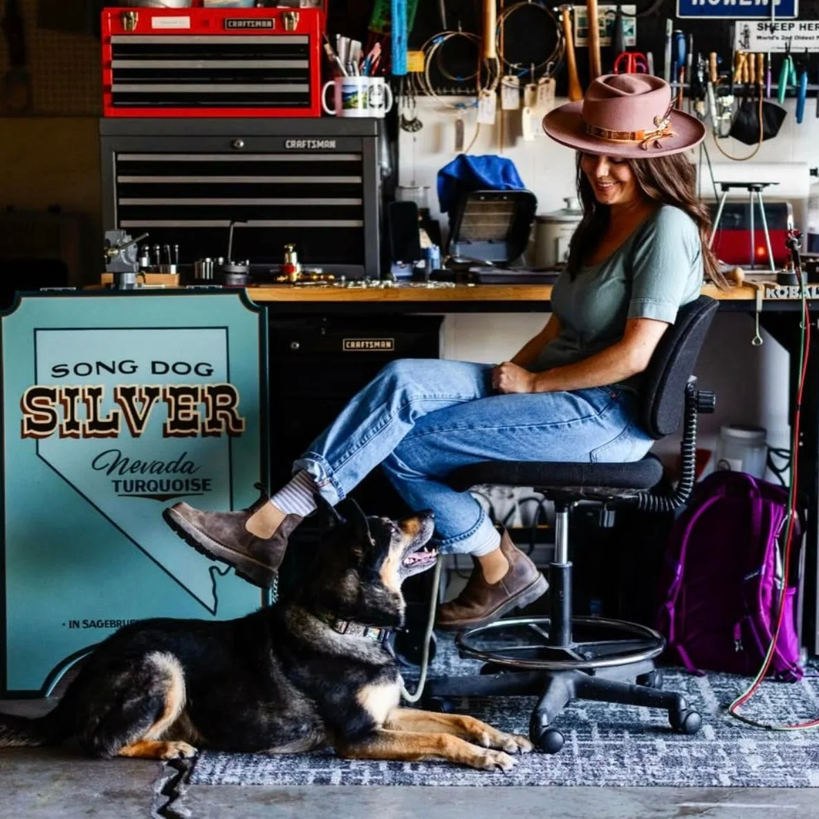 We're thrilled to feature Song Dog Silver by @sydneymmartinez on Saturday, August 23, from 10AM &ndash; 5PM! Fun fact&hellip; Sydney and I go way back to college days where our paths crossed when we both worked for J. Crew. Then our paths crossed aga
