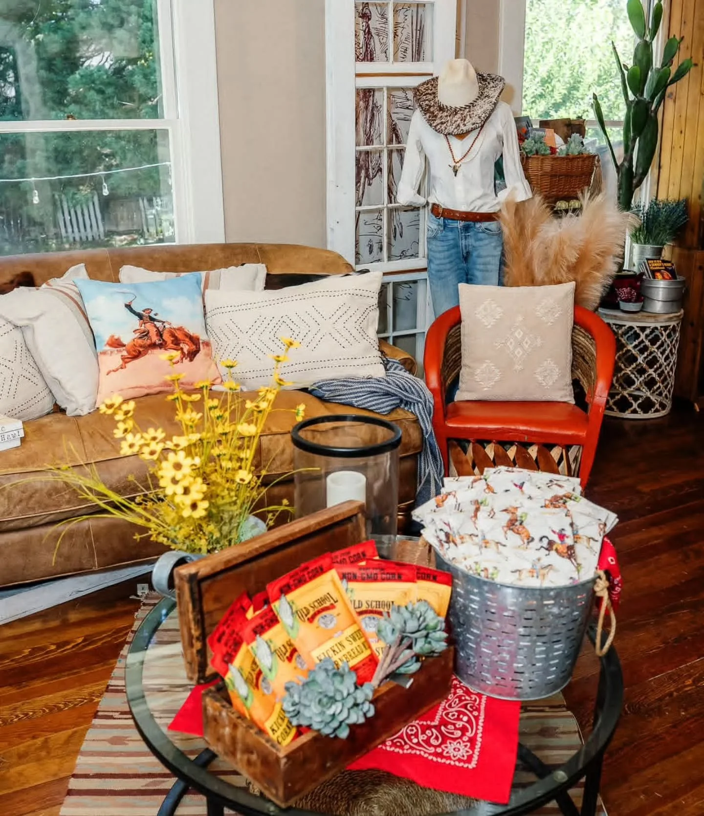 Hold onto your hats, folks&mdash;it's the OFFICIAL SNEAK PEEK of the treasures hittin&rsquo; the shop THIS WEEKEND! Our Legends of the West Pop-up is fixin&rsquo; to be a real barn burner!

August 21-24
Thursday: 4-8pm (Third Thursday Wine Walk)
Frid