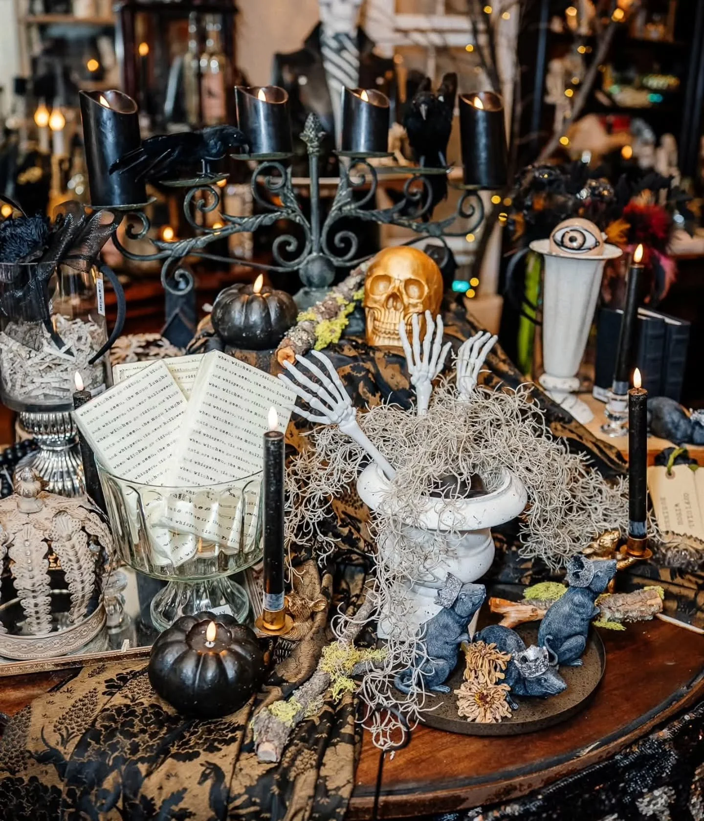It's the OFFICIAL spell-binding SNEAK PEEK of our Midnight &amp; Magic Pop-up!! Fly on over and see what's brewing THIS WEEKEND! 

October 17-19
Friday &amp; Saturday: 10am - 5pm
Sunday: 10am - 4pm
1235 Eddy Street | Gardnerville, Nevada

🧡 Everythi