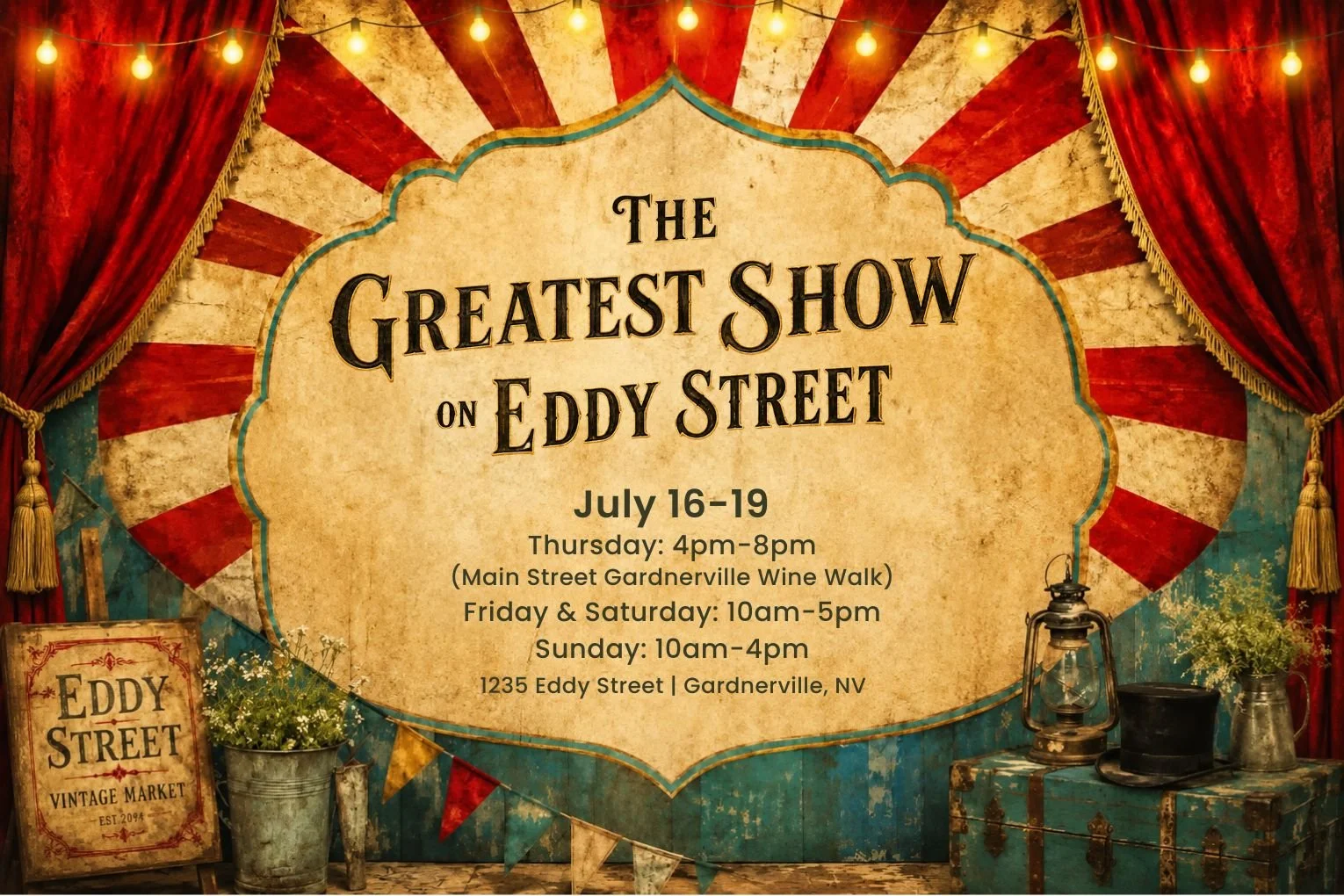 July Pop-up at Eddy Street Vintage Market