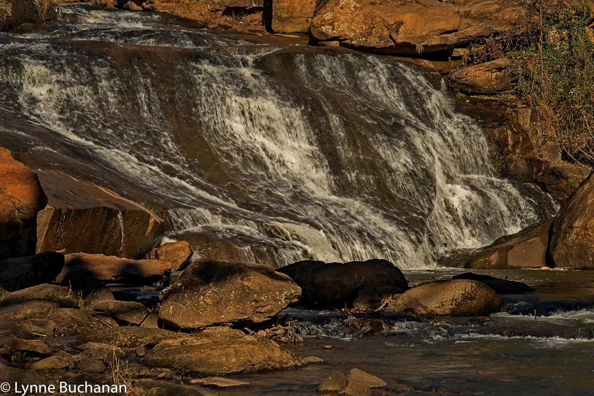 Close up Falls Park