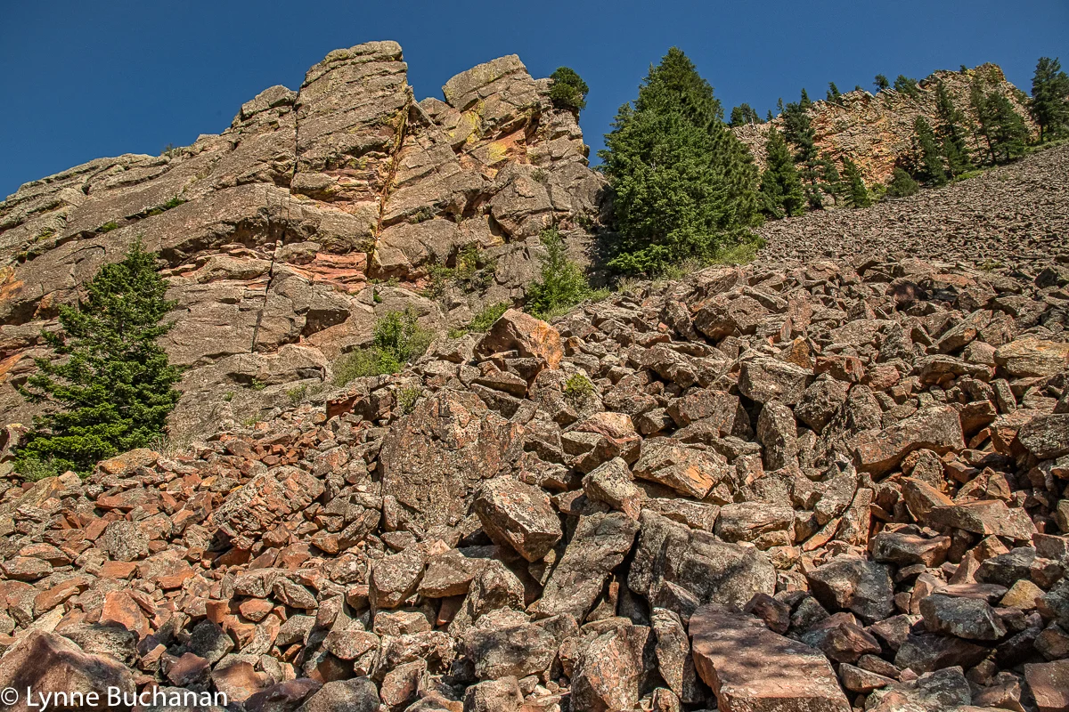 Boulders on the Fowler Trail, Eldorado Canyon