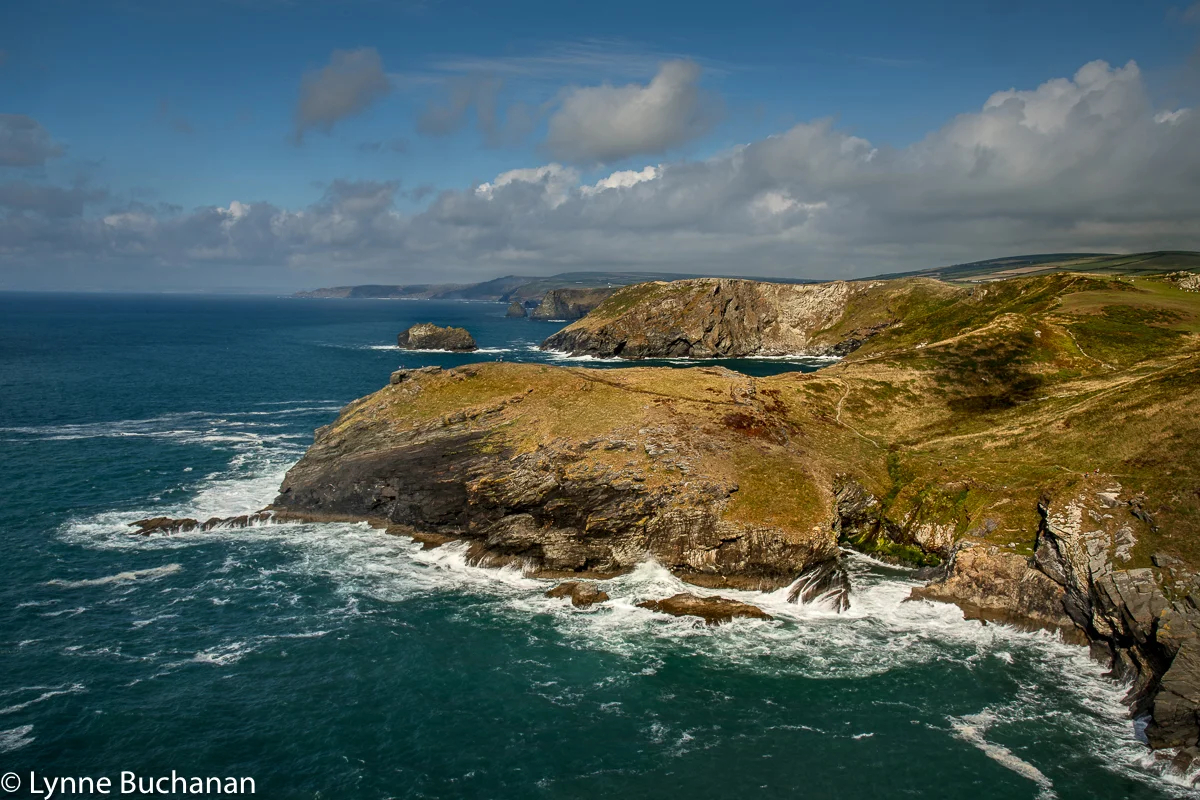 The View from Tintagel Castle