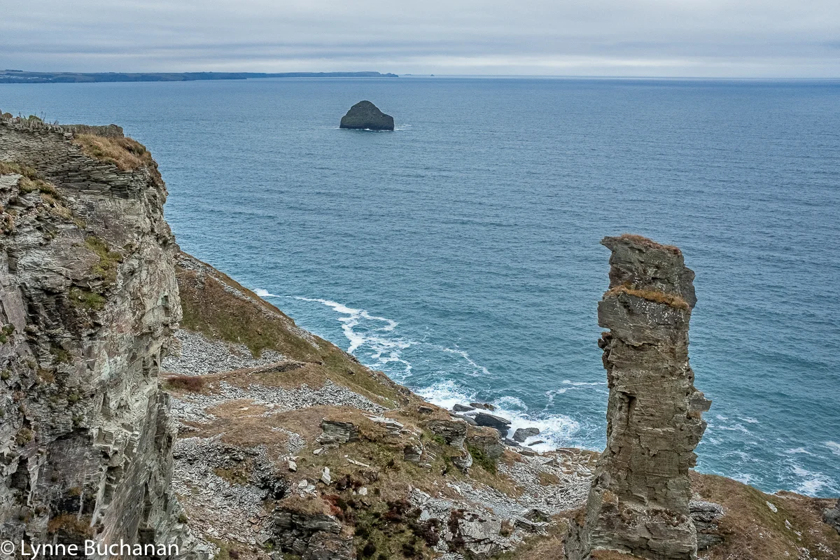 Tintagel Coast with Sea Stack