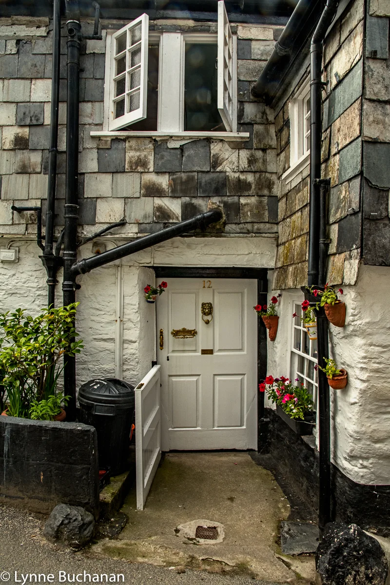 Port Isaac, Old Shingles and Pipes and a Window with Orbs