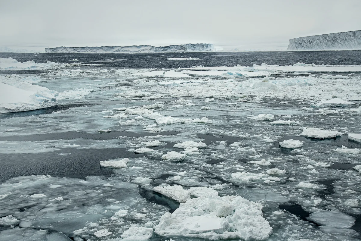 Tabular Icebergs and Melting Sea Ice