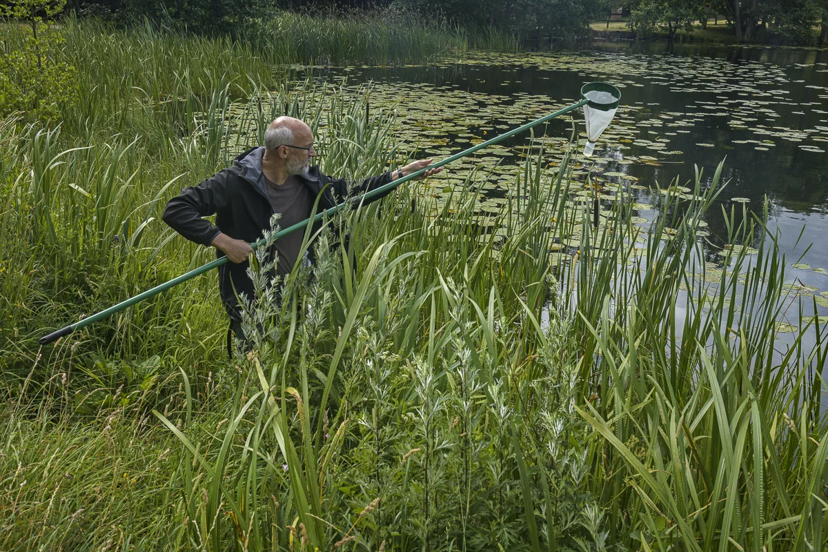 Marek Netting in Turtul Lake