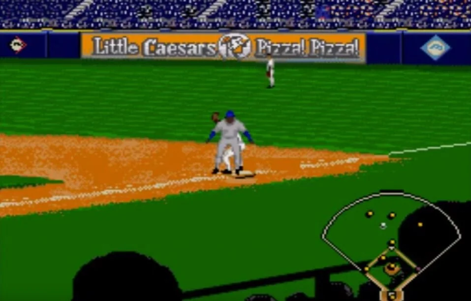 Little Caesars Wall Ad in ESPN Baseball Tonight