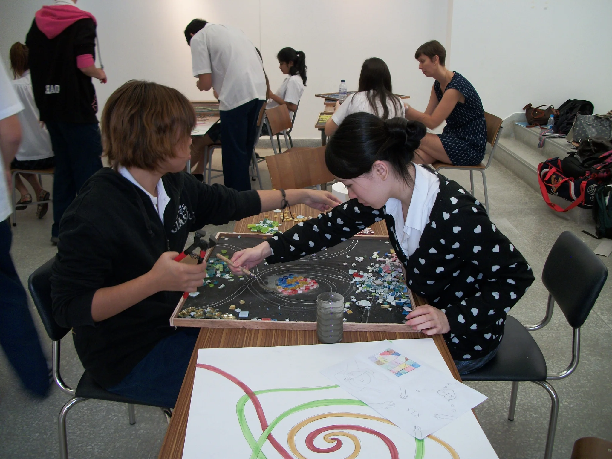 Ruamruhdee High School Art Students