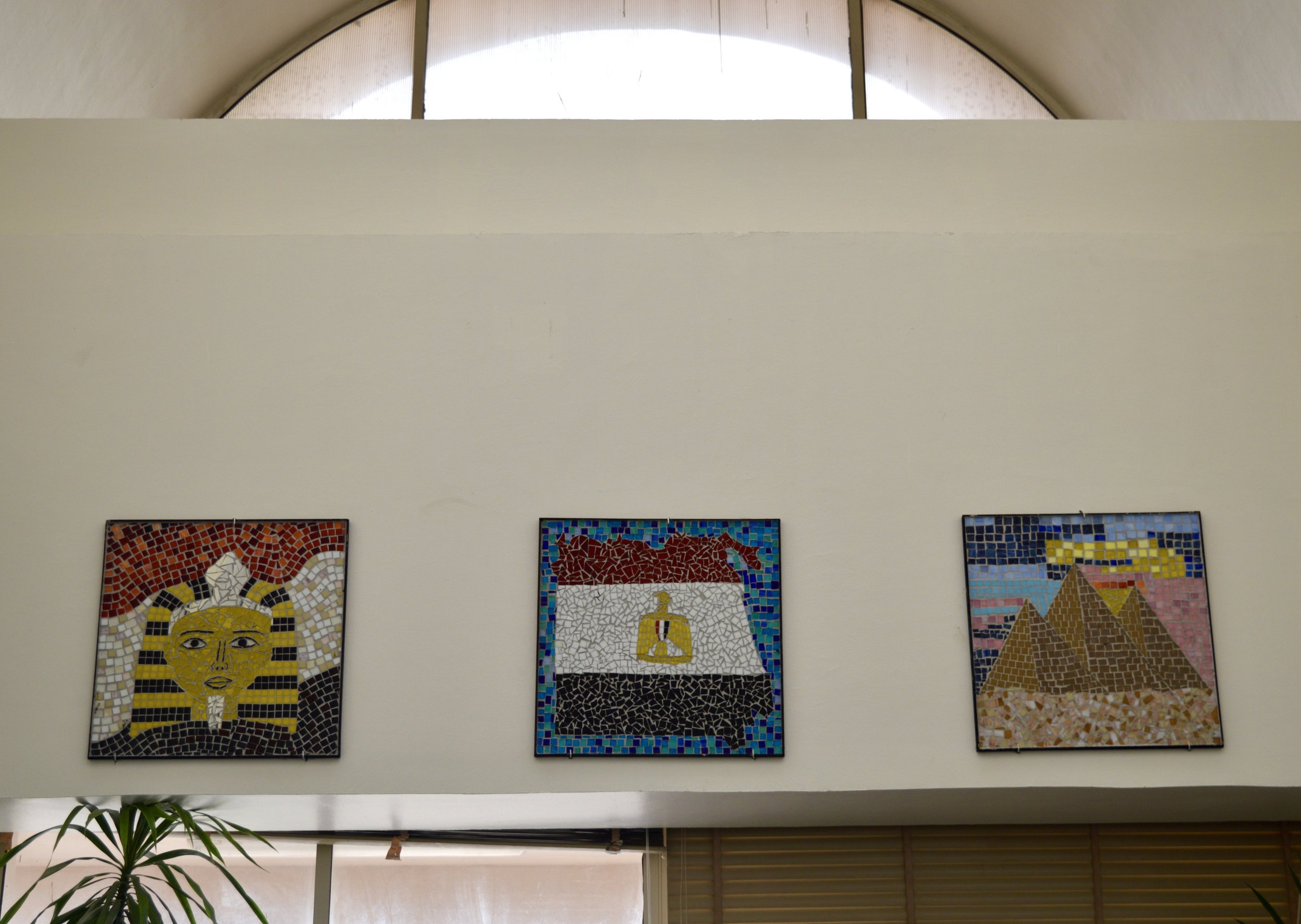 Egypt Themed Mosaic Murals