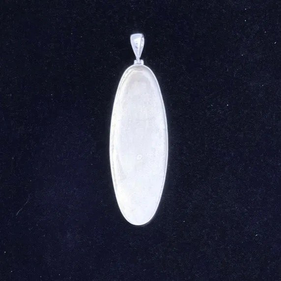 Large Slender Oval Jewelry Base