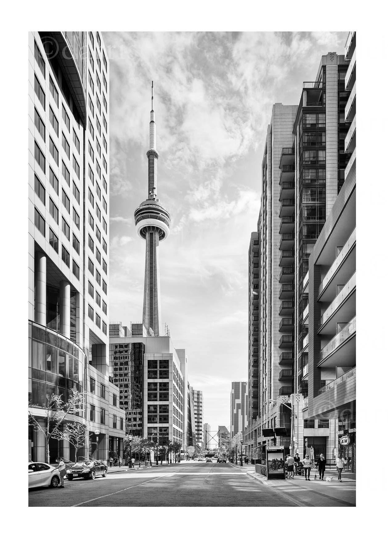 John Street at Mercer Street