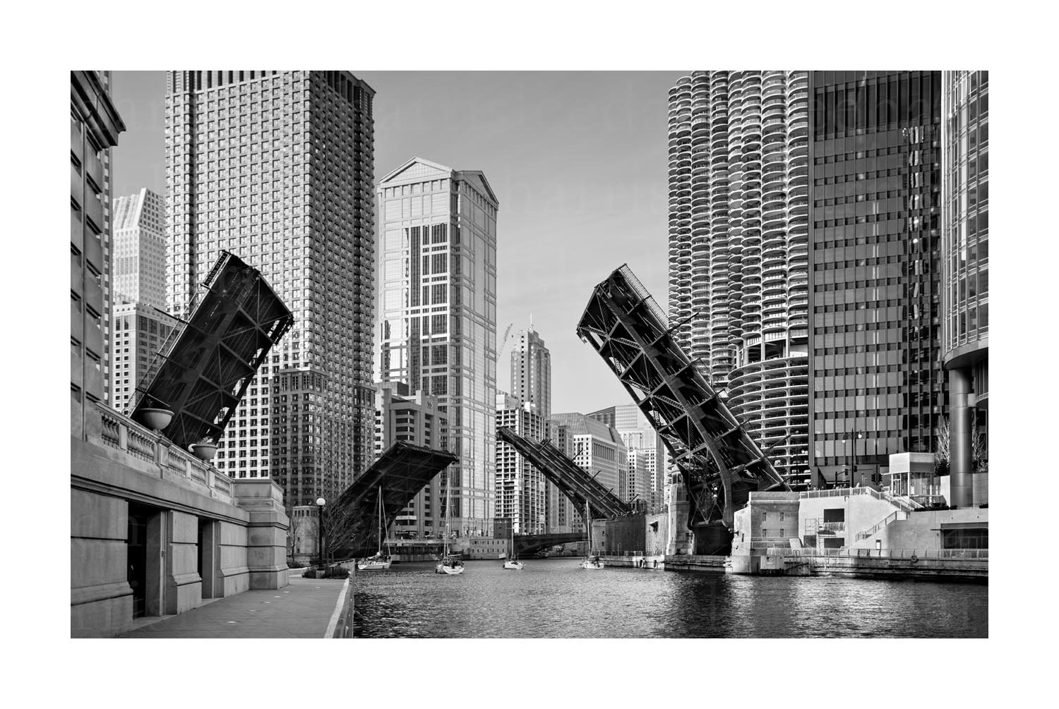 Wabash Avenue at the Chicago River, 2009