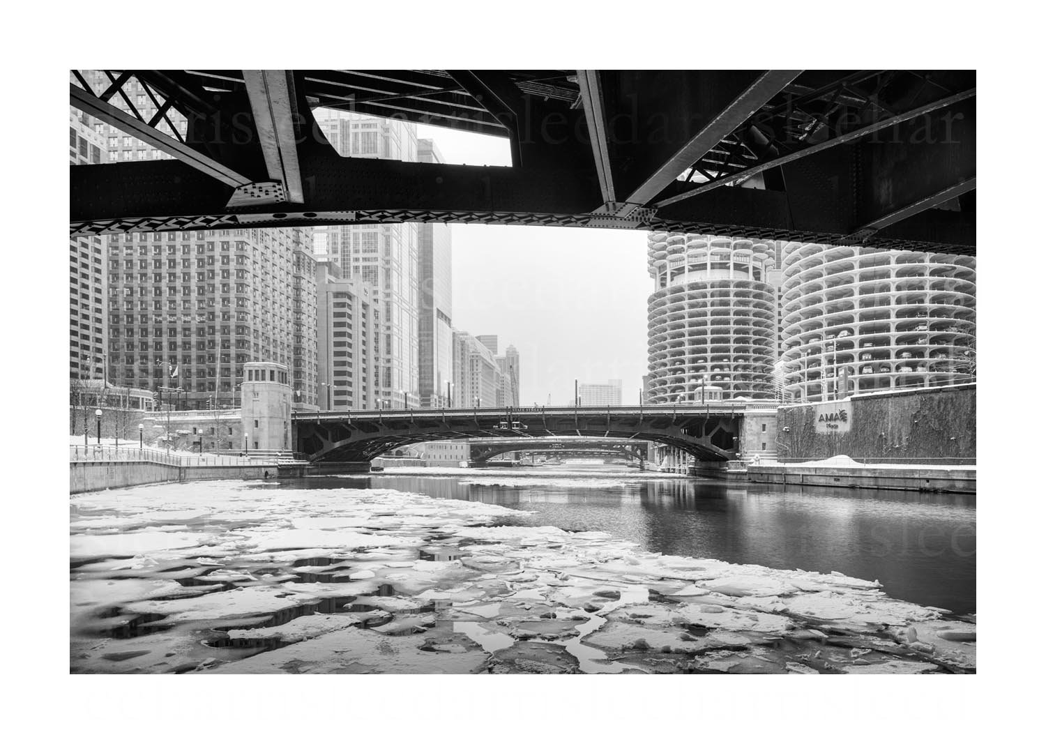 Wabash Avenue at the Chicago River, 2014