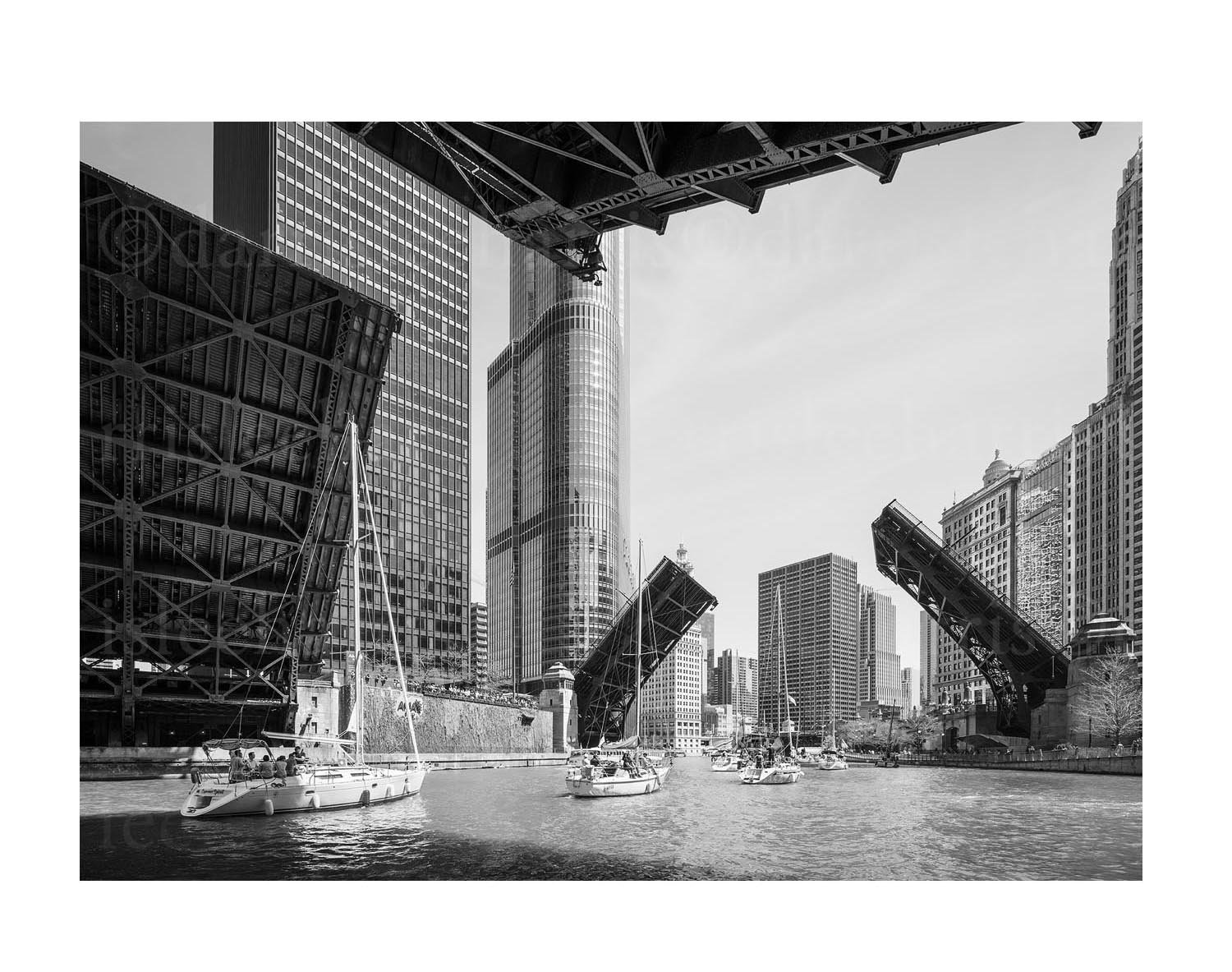 State Street at the Chicago River, 2018