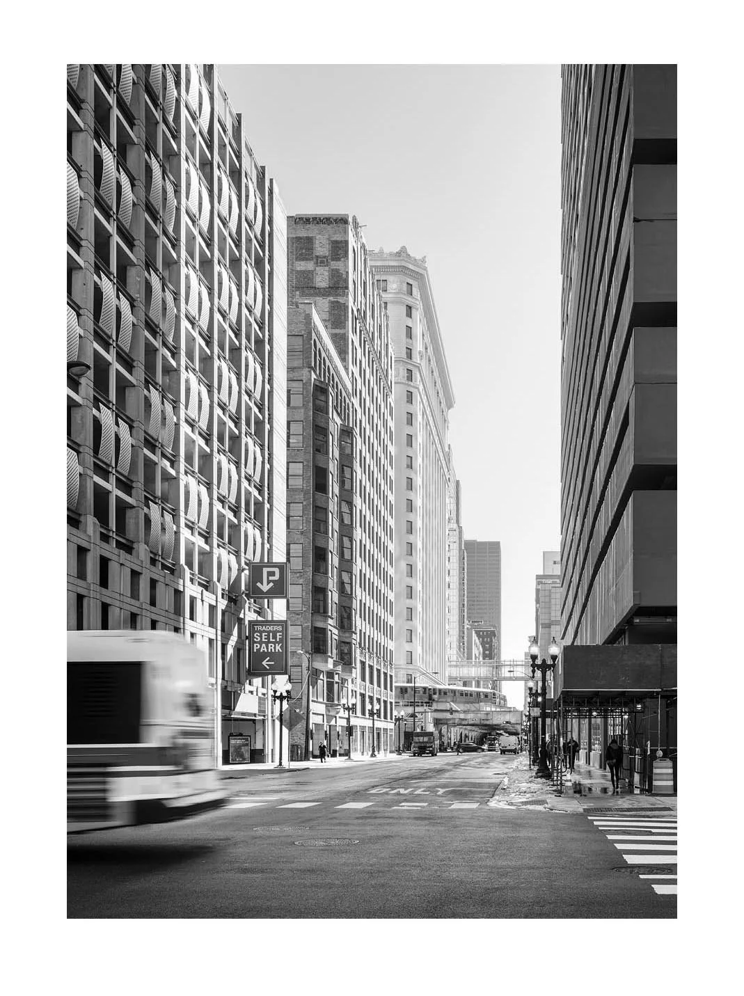Van Buren Street at Franklin Street
