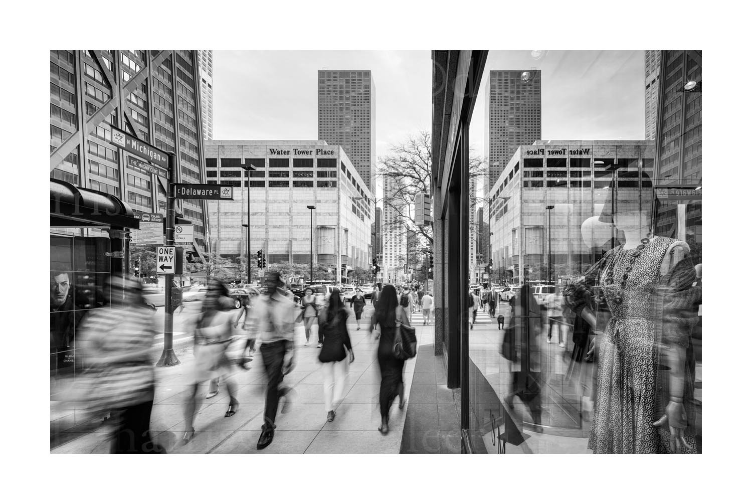Michigan Avenue at Delaware Place