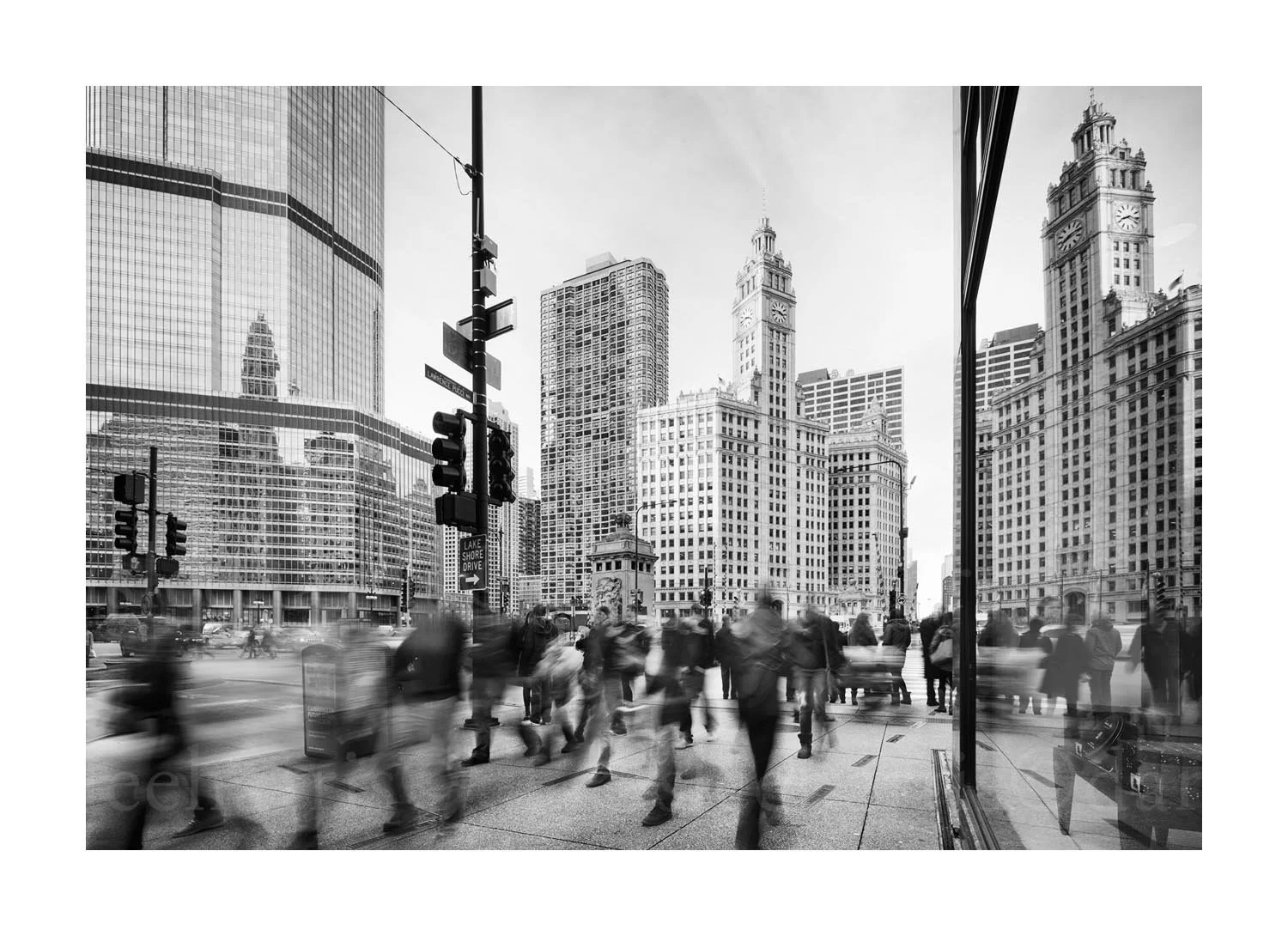 Michigan Avenue at Wacker Drive