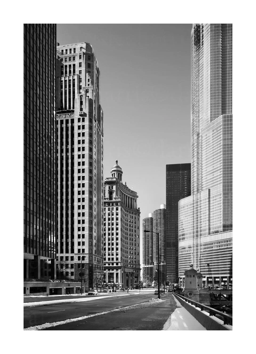 Wacker Drive and Michigan Avenue