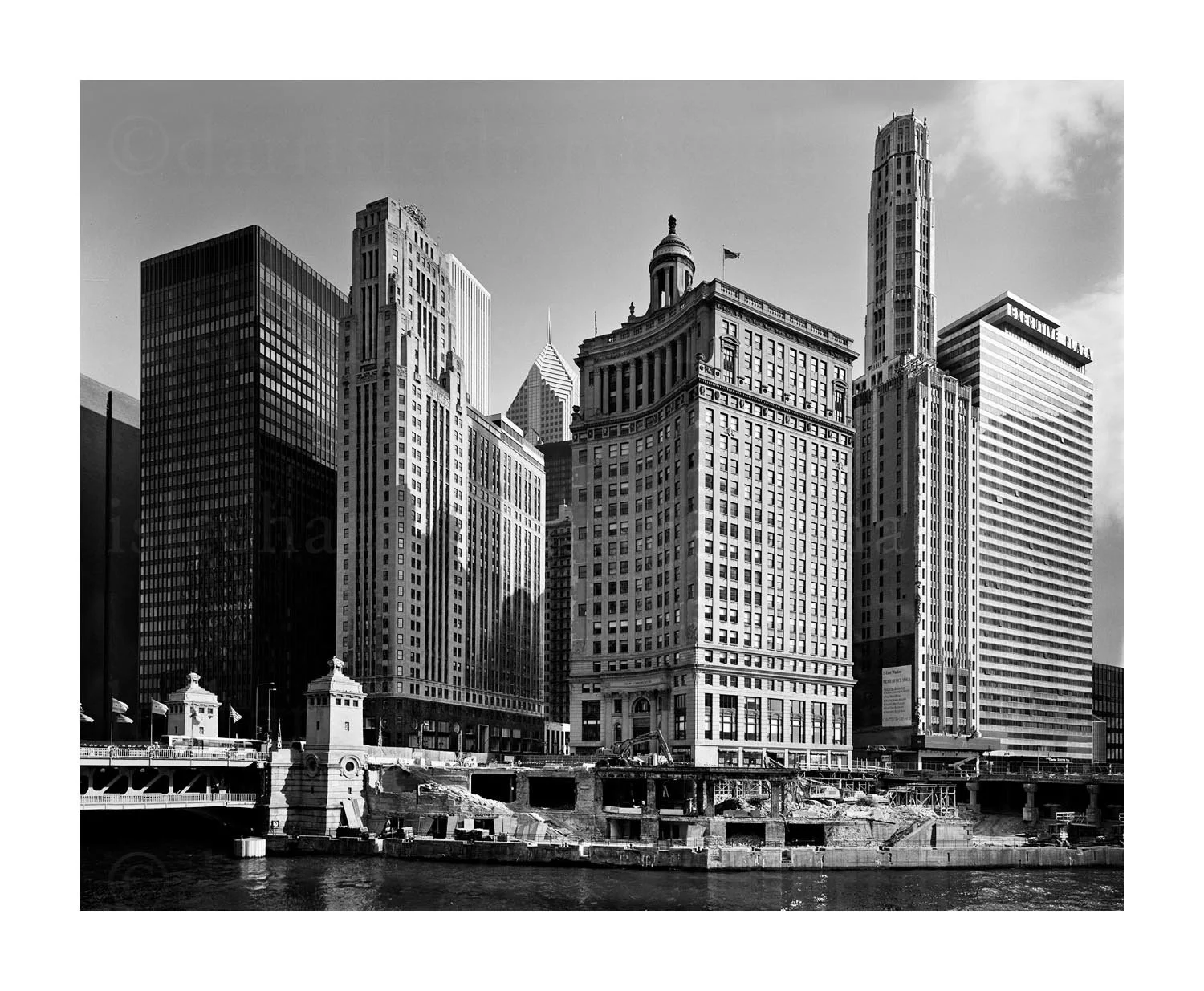Wacker Drive at Michigan Avenue