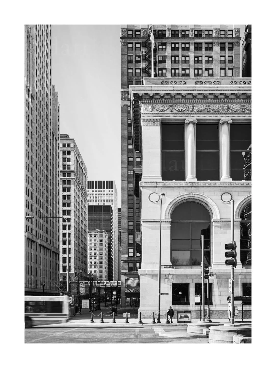Michigan Avenue at Washington Street