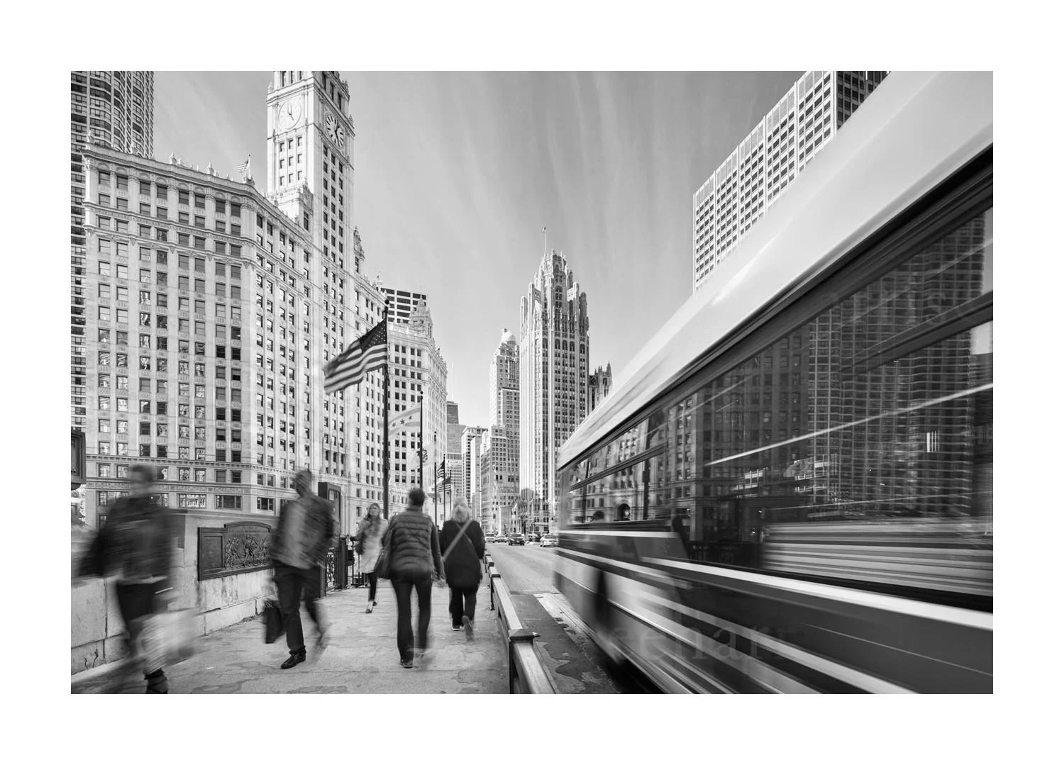 Michigan Avenue at Wacker Drive