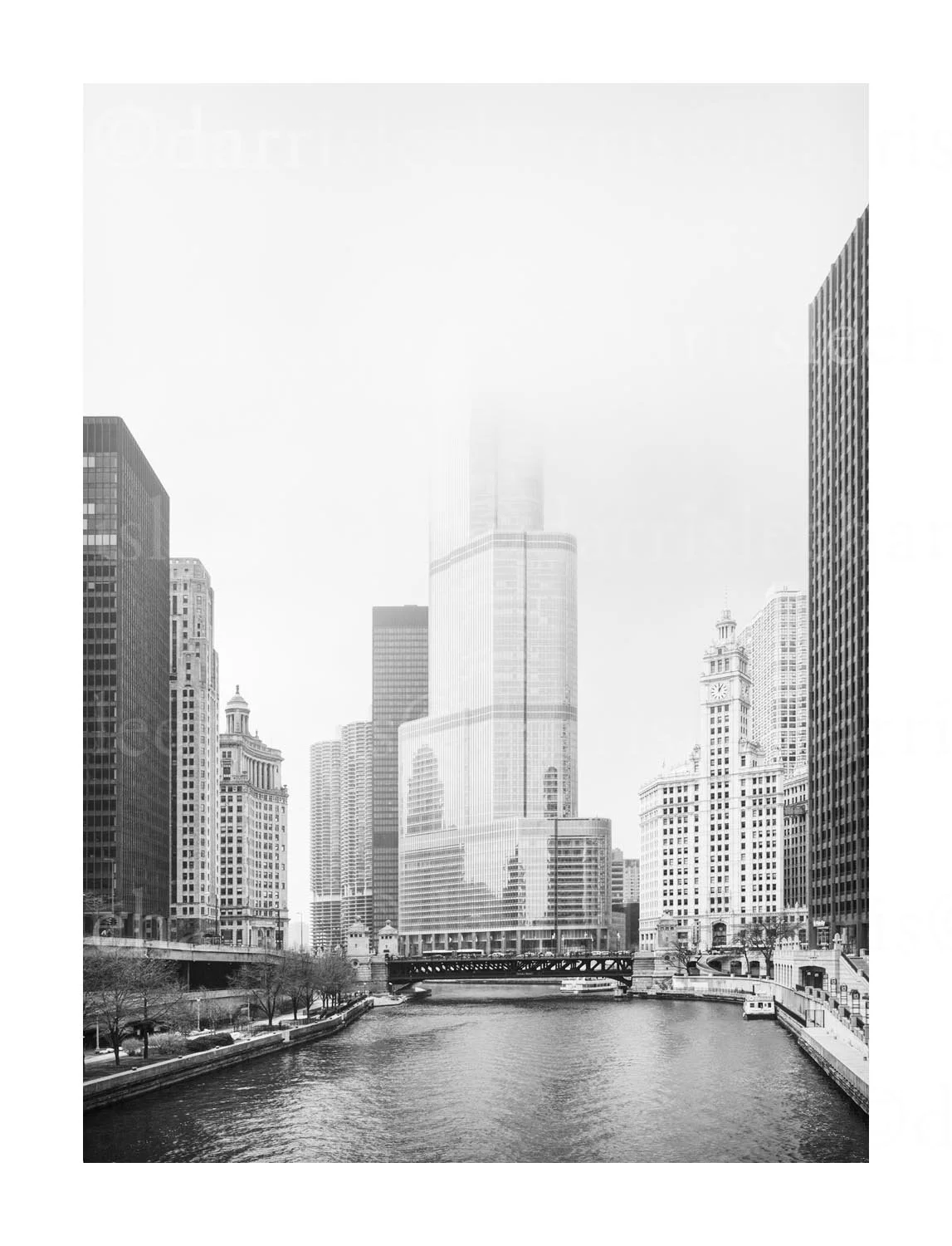 Lake Shore Drive at the Chicago River