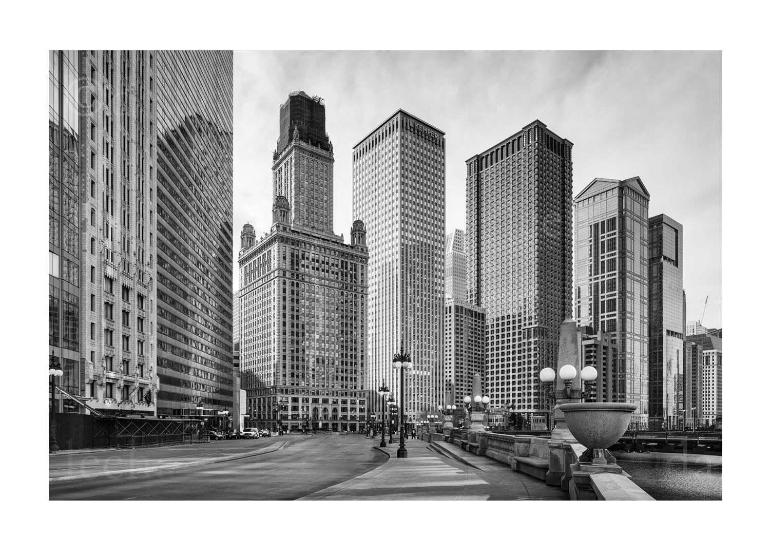 Wacker Drive and Wabash Avenue