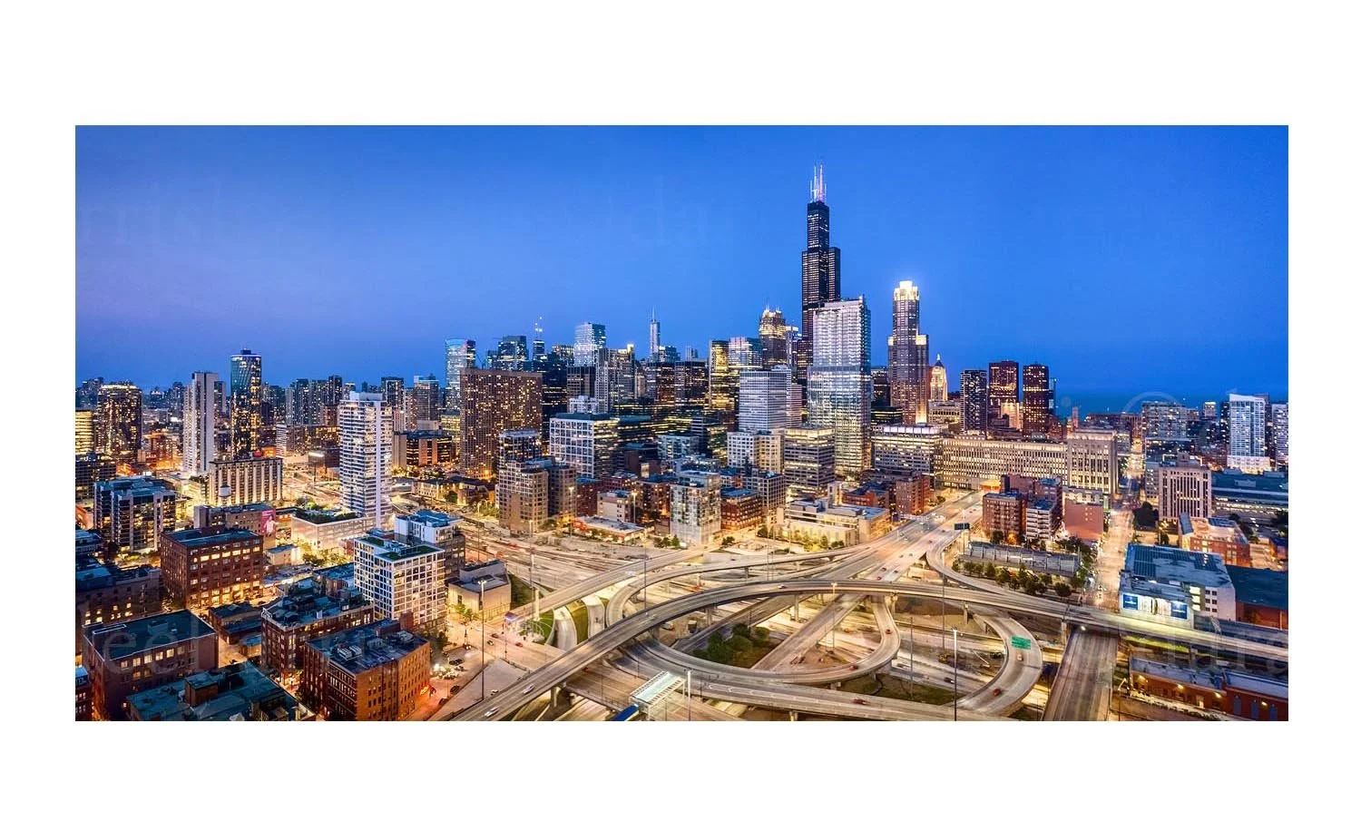 Halstead Street at Harrison Street