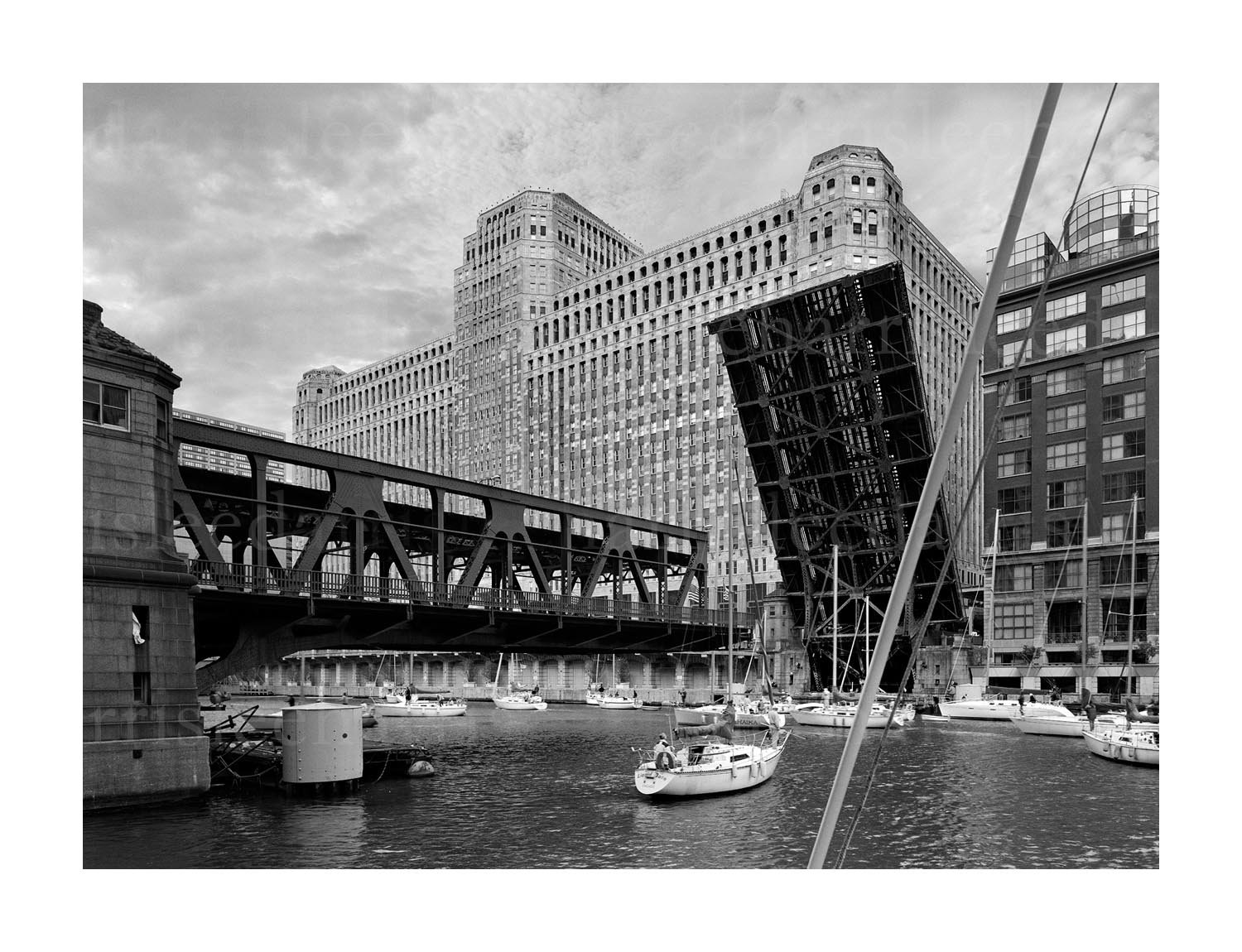 Wells Street at the Chicago River