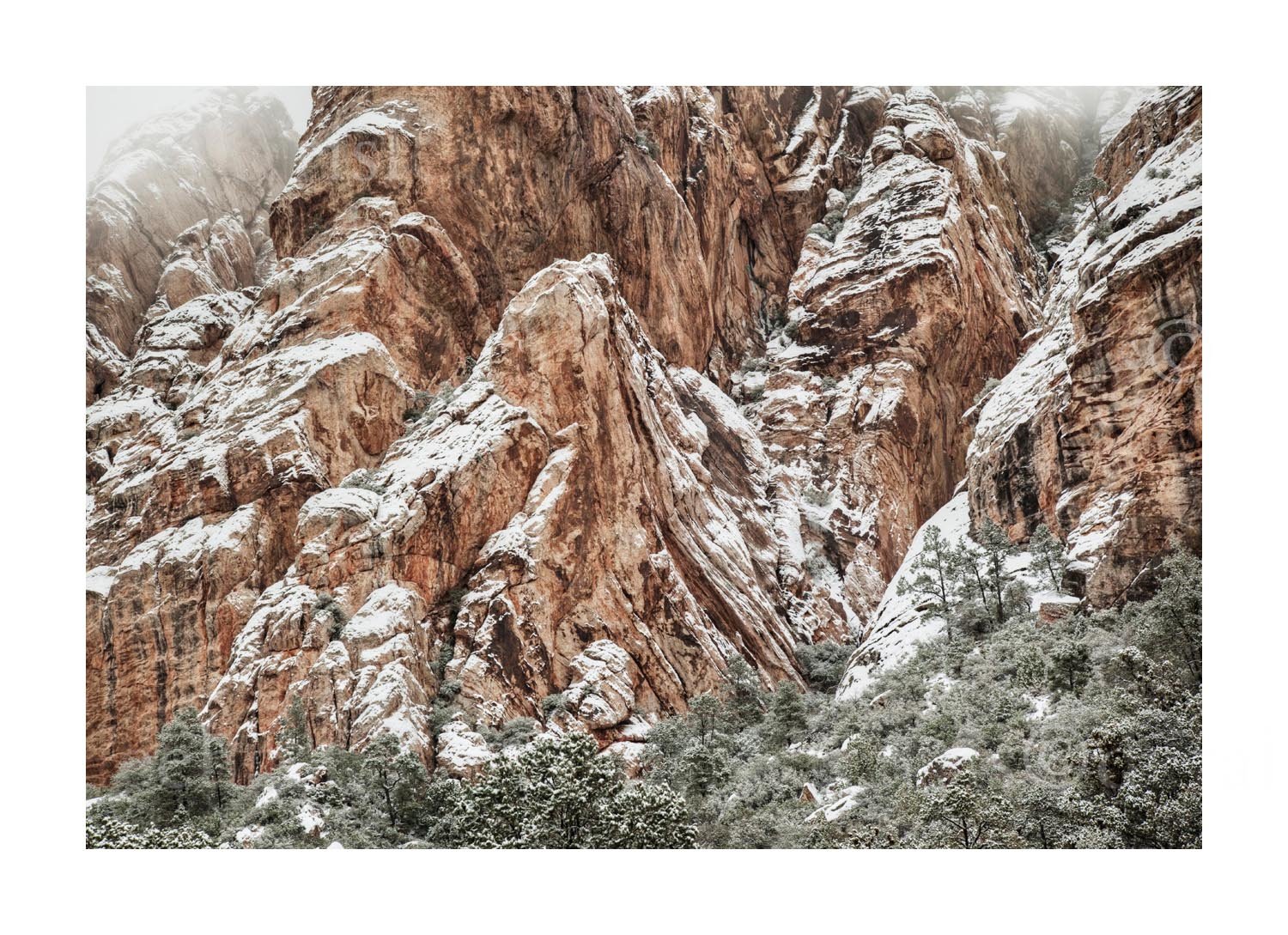 Red Rock Snow