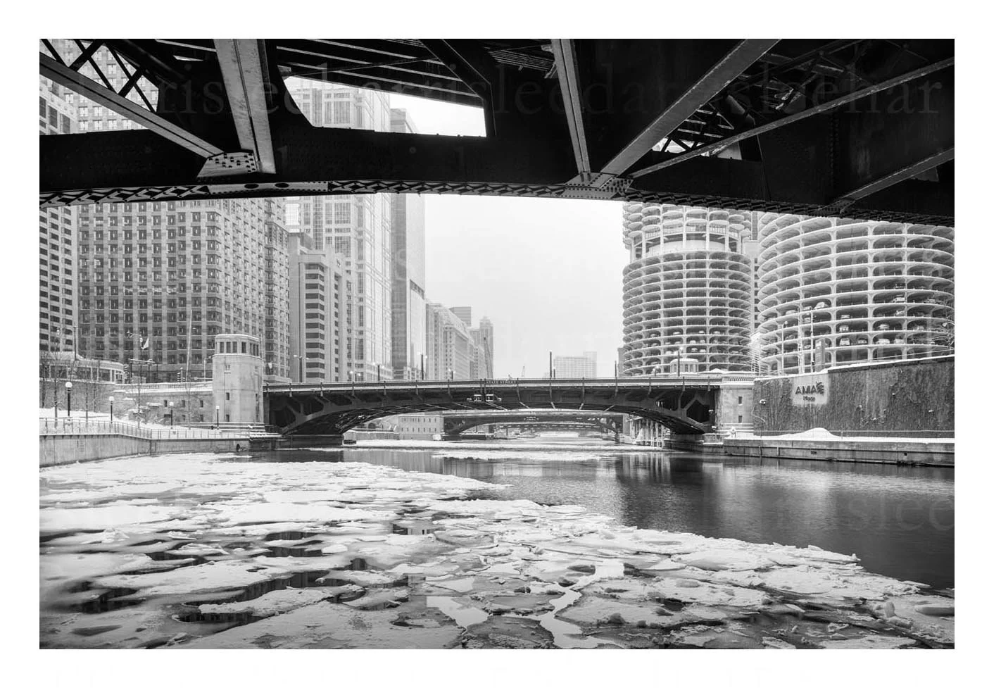 Wabash Avenue at the Chicago River