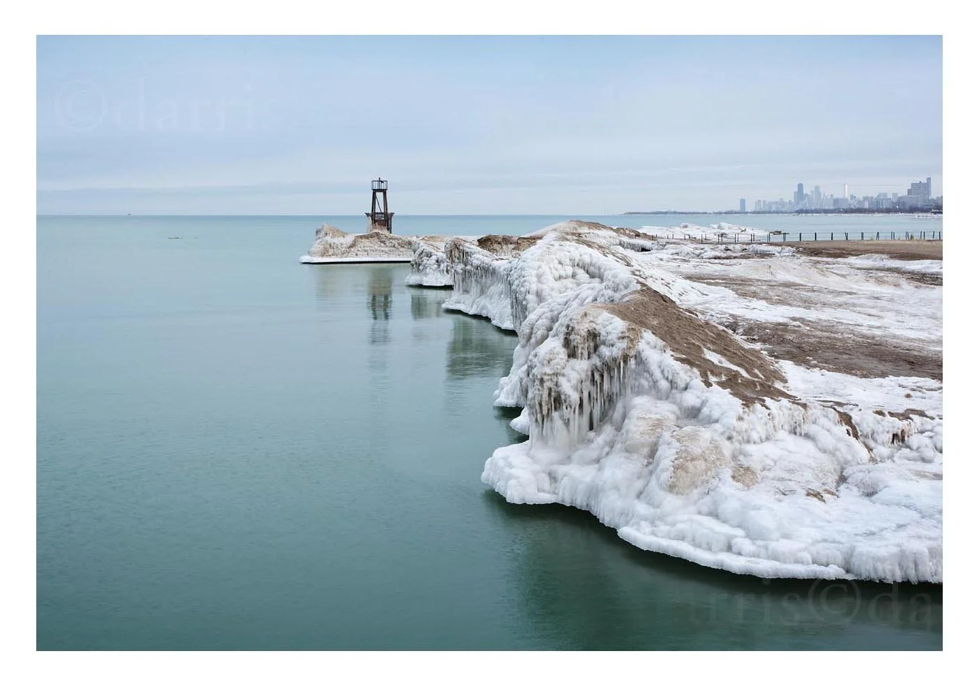 Icy Loyola Beach