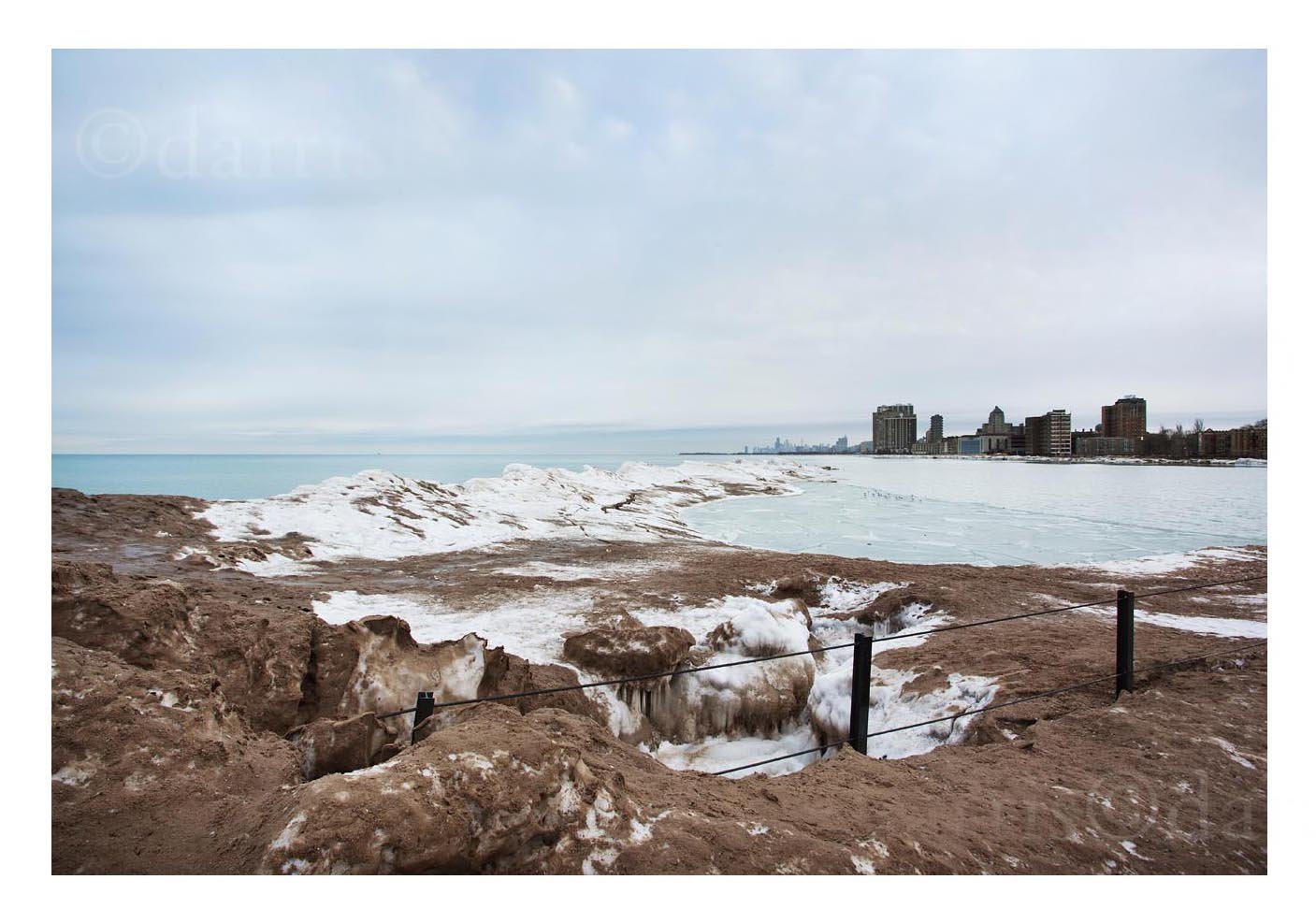 Icy Loyola Beach