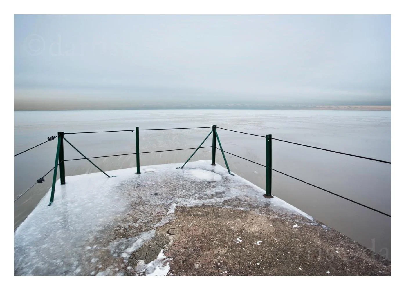 Icy pier, Loyola Beach