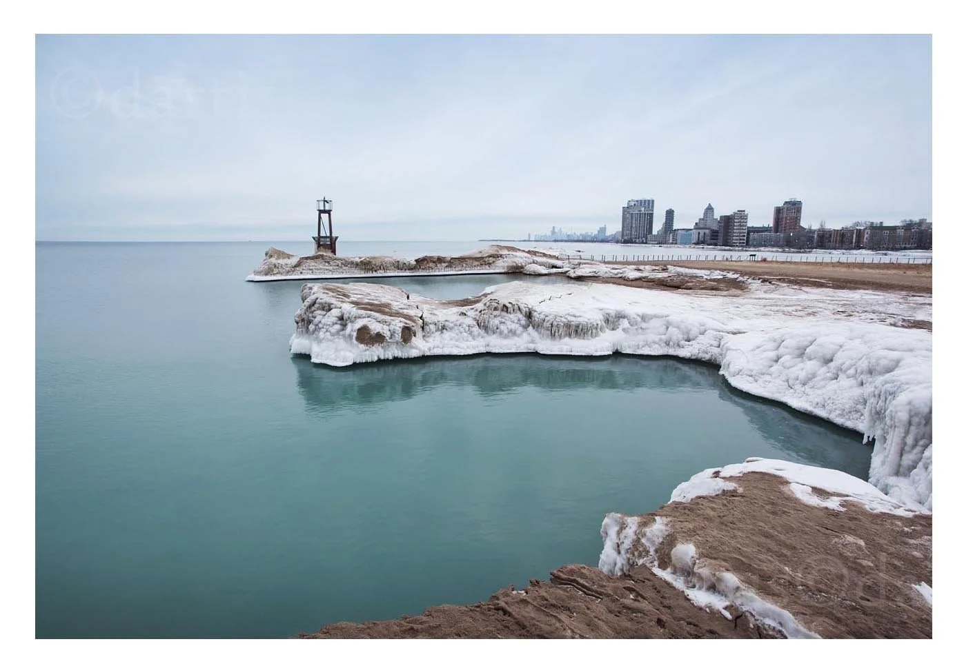 Icy Loyola Beach