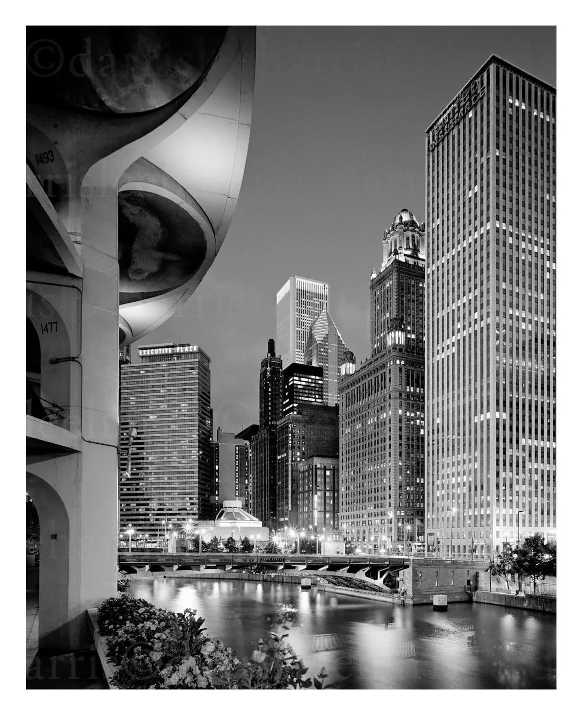 Dearborn Street at the Chicago River