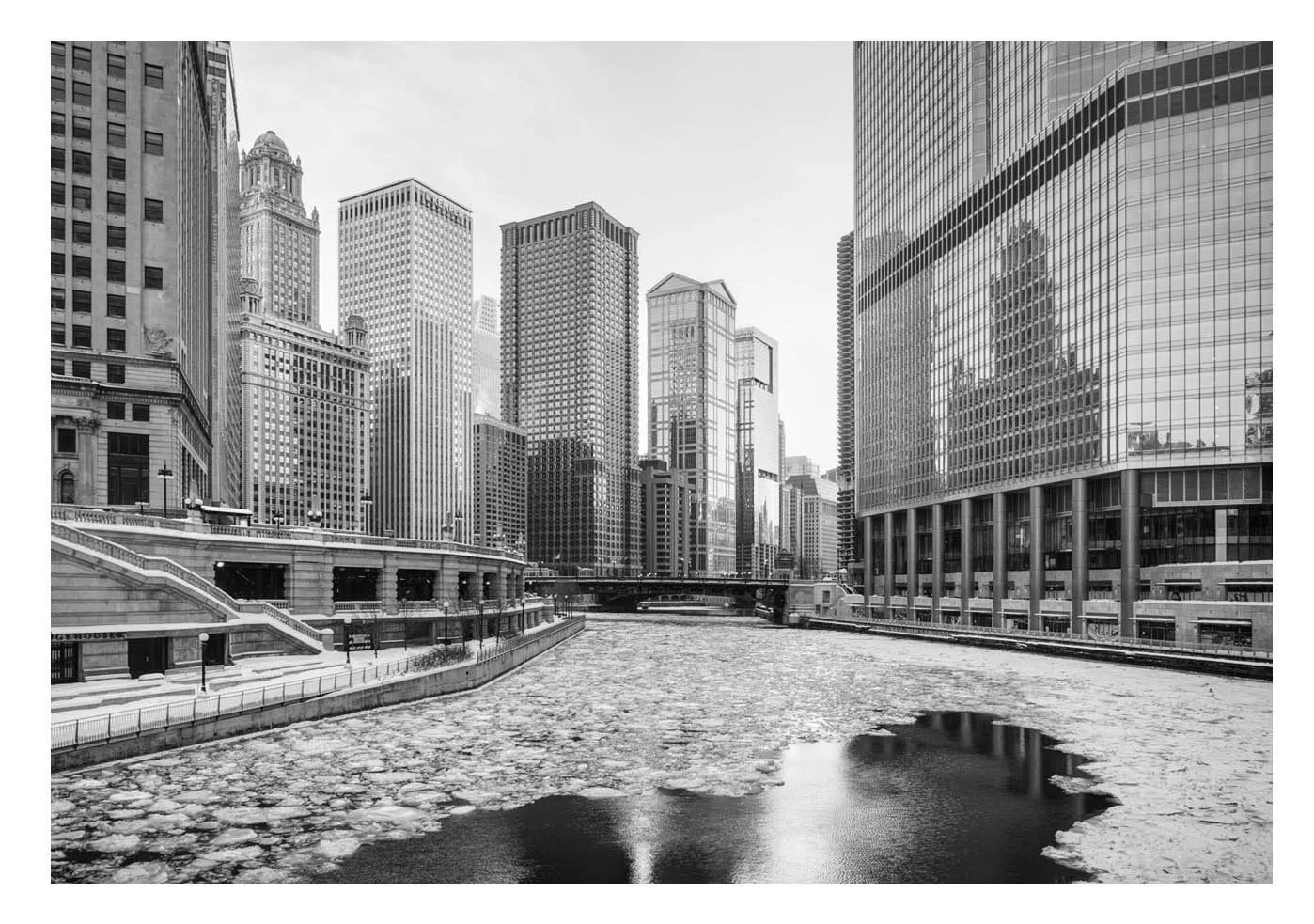 Michigan Avenue at the Chicago River