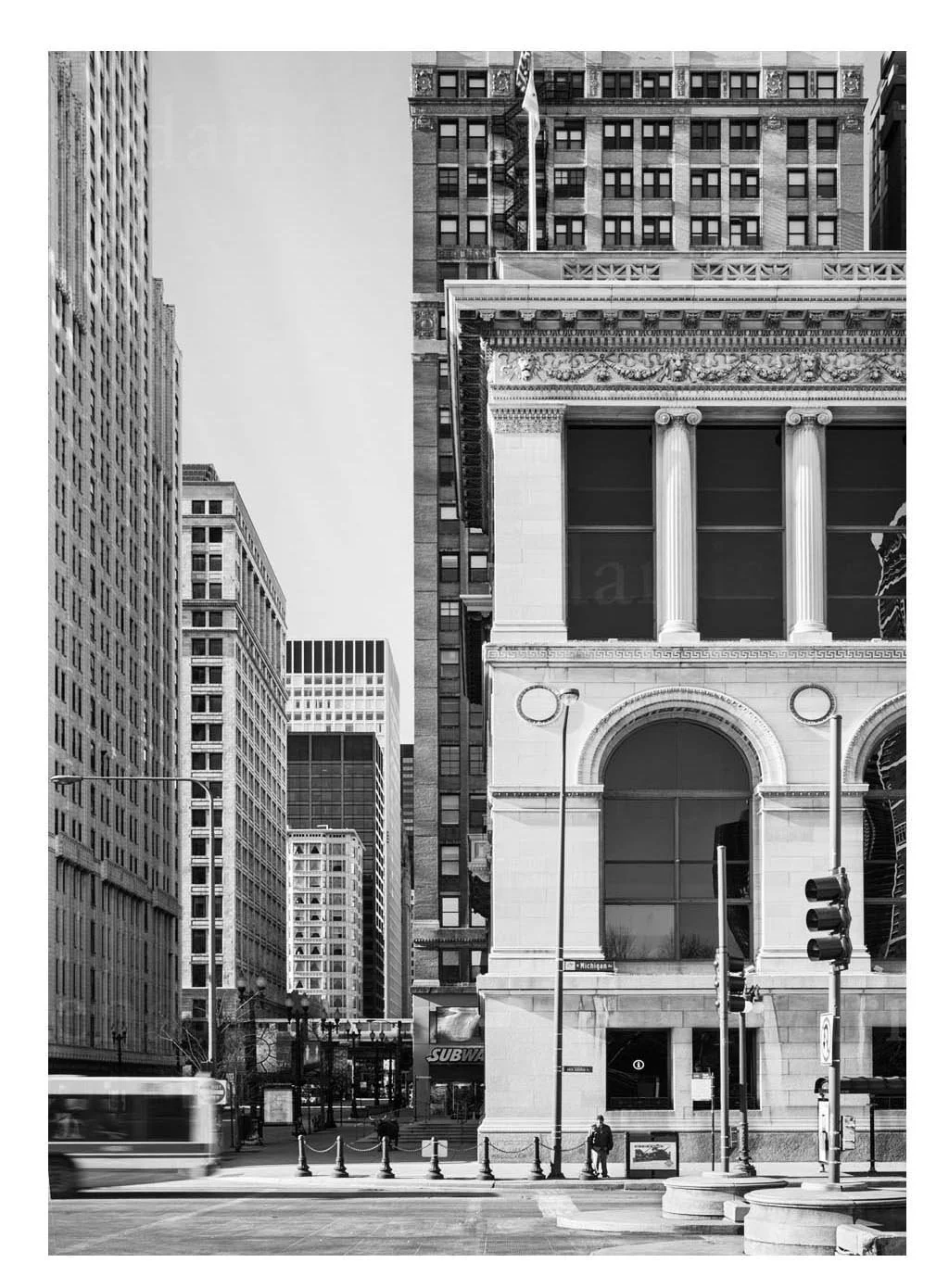 Michigan Avenue at Washington Street