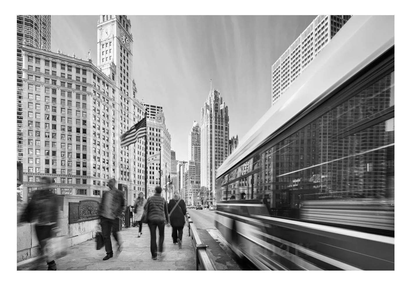 Michigan Avenue at Wacker Drive