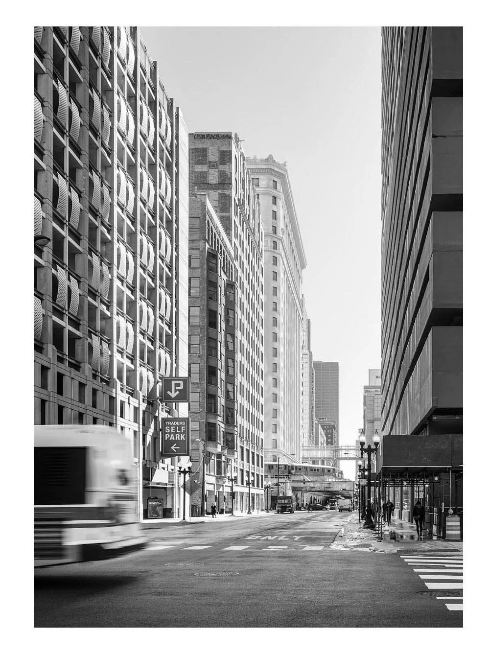 Van Buren Street at Franklin Street