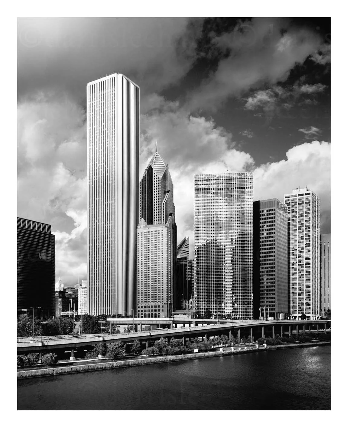 Lake Shore Drive at the Chicago River