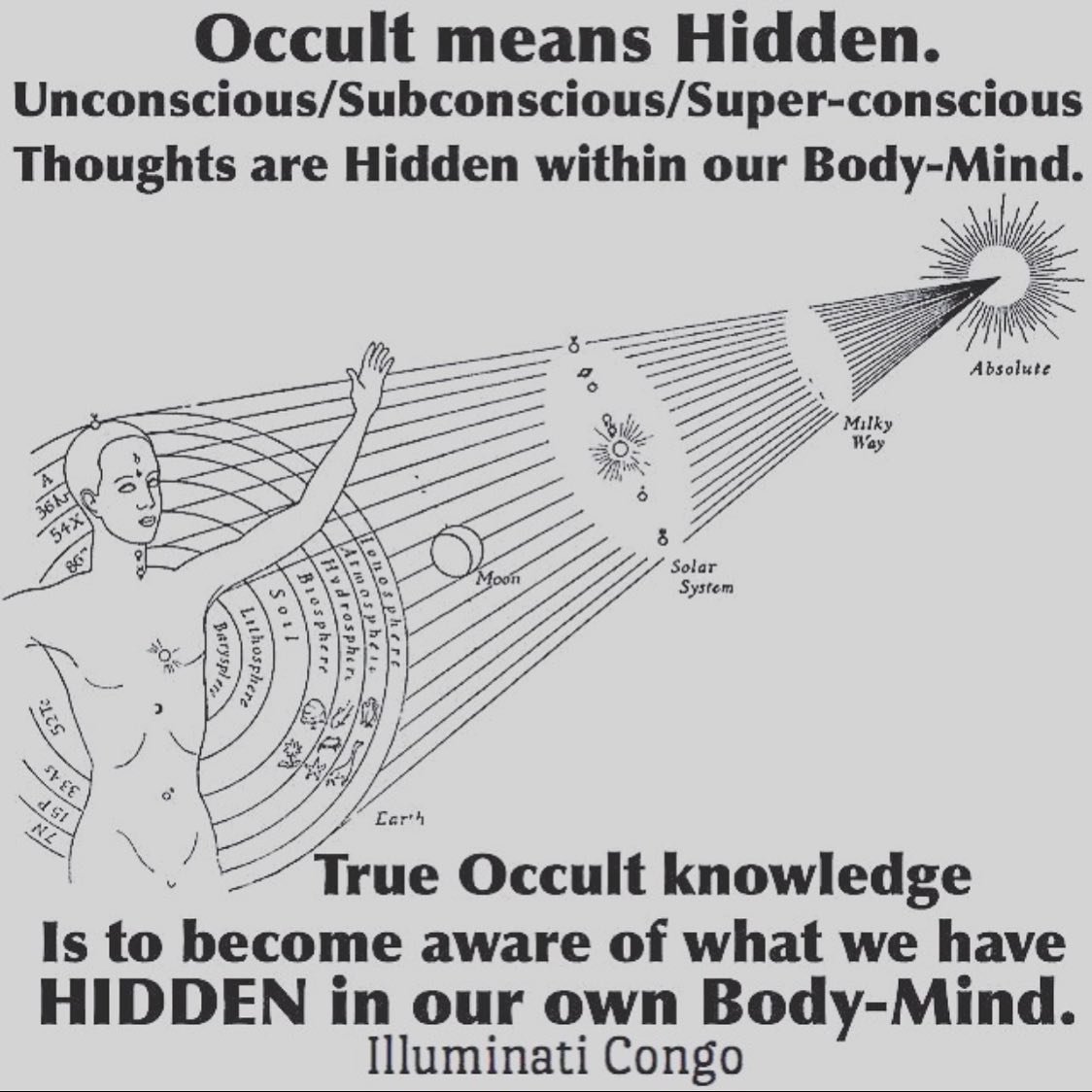 Absolute true. Occult meaning Stripes. Hidden knowledge.