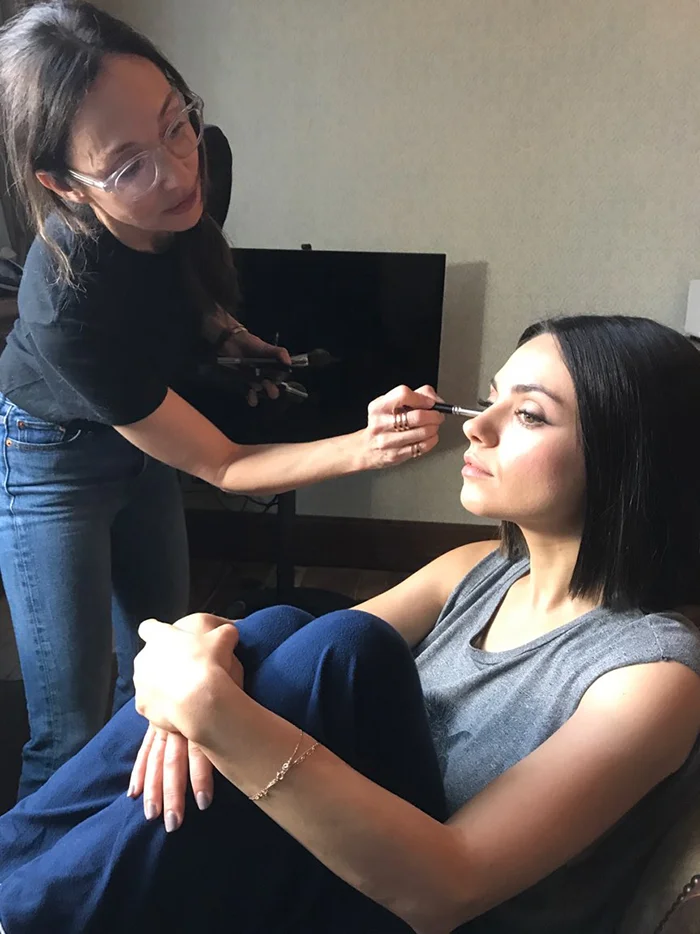 Tracey Levy With Mila Kunis | Source: Tracey Levy