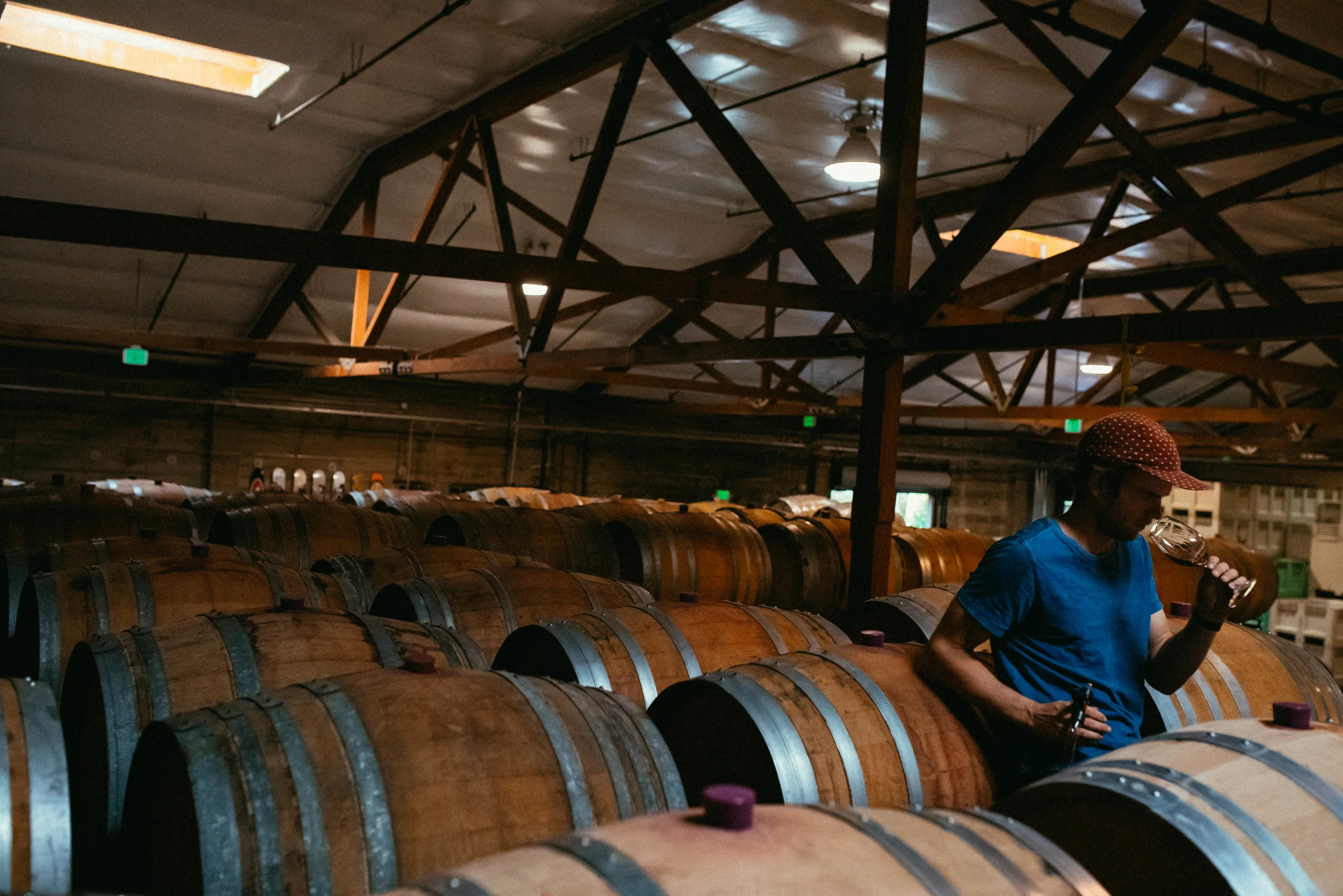 “The biggest thing about wine,” Graham told us, “ is about what currently exists in front of you. Truly living in the moment and being present. Nothing matters. Zen. Total bliss.”