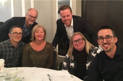 Our team this past October meeting Dr. Breakspear for the first time.