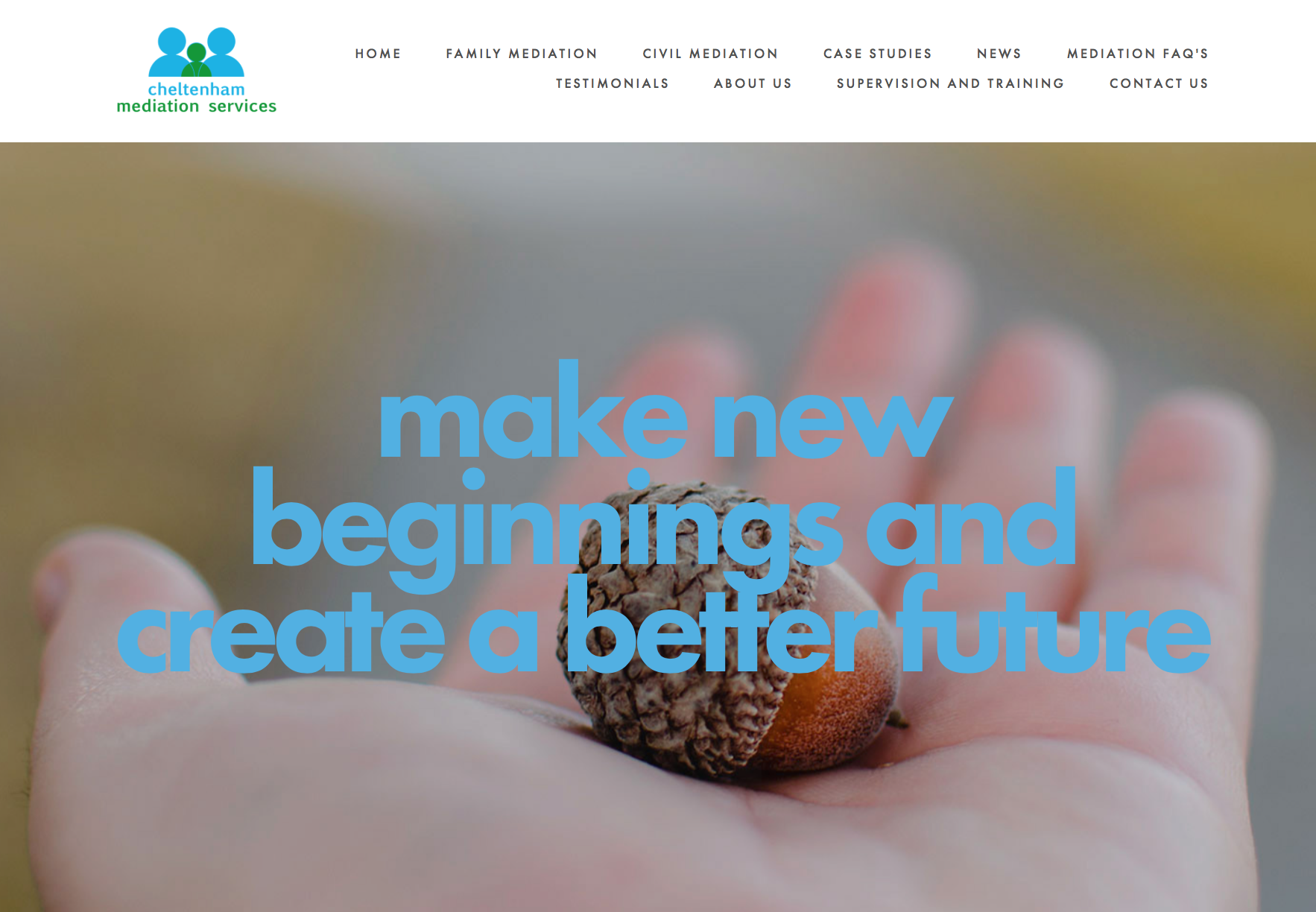 Website redesign using the Squarespace platform.