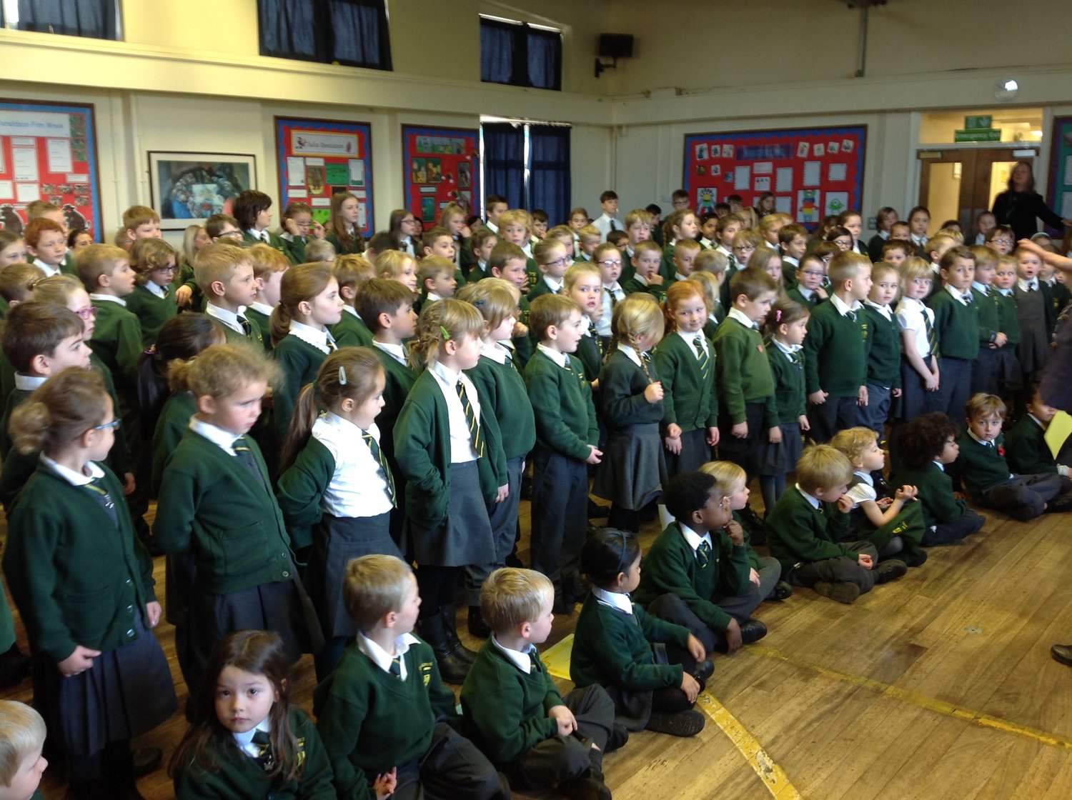 This photograph shows the amount of children we have helped to have a great Christmas and receive a lovely gift. 