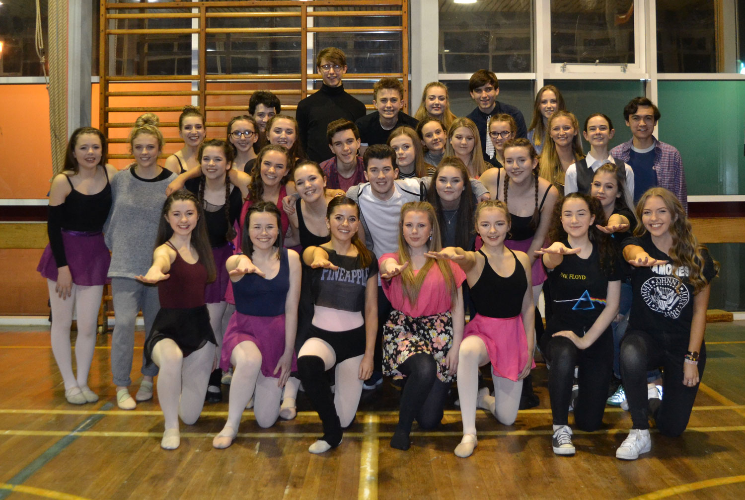 Photo: Cast photo taken on the evening of the Final Performance