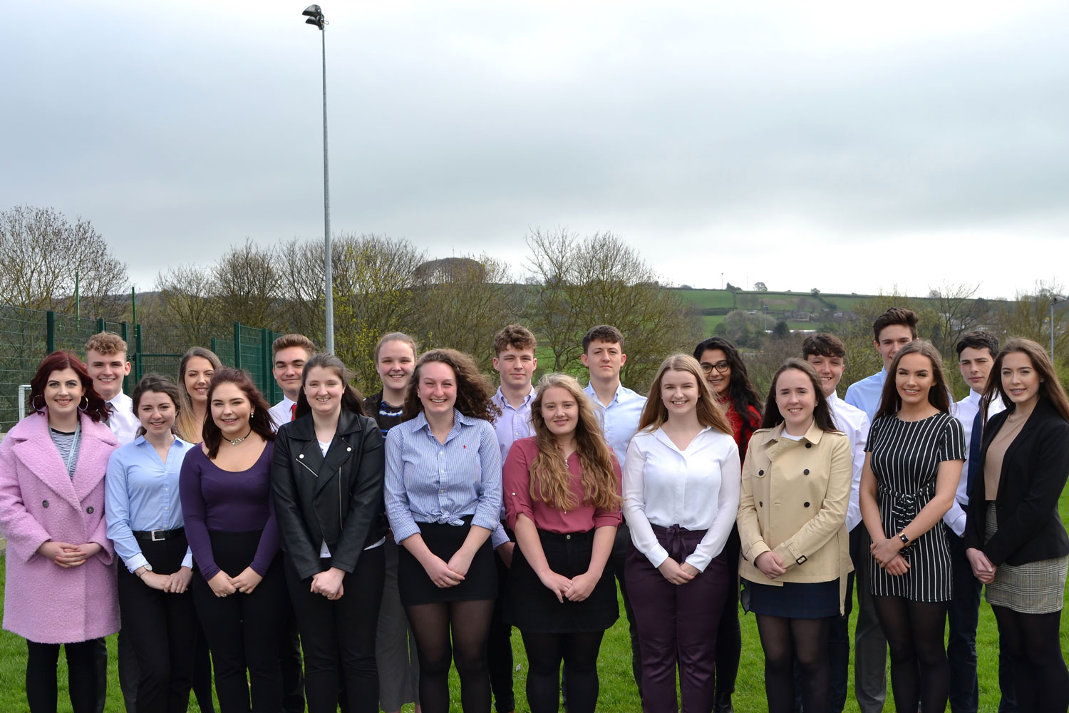 Back Row left to right: Nicholas Brinkworth, Abbie Cotton, Ben Clarke, Jessica Tindale, Daniel Lock, Joshua Dutton, Ritasha Bansal, Jem Blacoe, Jude McShee, Thomas McQuaid Front Row left to right: Sylvia Cullen, Lily Humphreys, Tahlia Griffiths, Phoebe Dunsire, Ryanna Wowk, Lucy Wilkinson, Kathryn Bradley, Libby Woffenden, Rhiannon Boardman, Erin White